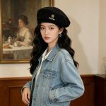 Autumn octagonal hat [Black] - Image 6