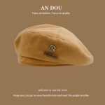 Autumn octagonal hat [Khaki] - Image 5
