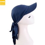 Headscarf cap [Navy Blue] - Image 5
