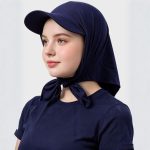 Headscarf cap [Navy Blue] - Image 3