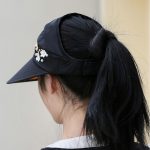 Korean women's hat [Black] - Image 3