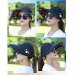 Korean women's hat [Black] - Image 4