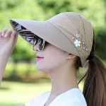 Korean women's hat [khaki] - Image 4