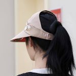 Korean women's hat [khaki] - Image 3