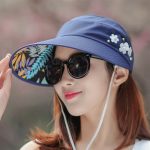Korean women's hat [Navy Blue]